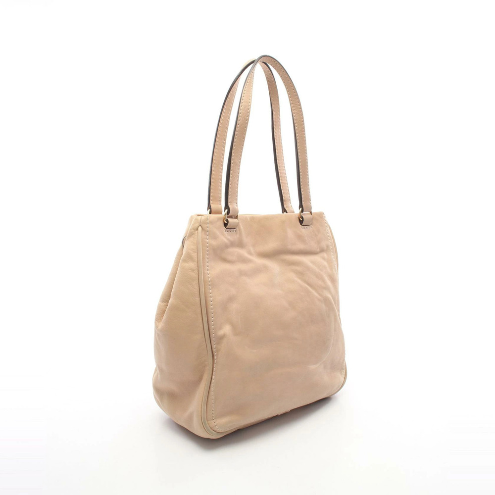 Loewe Anagram Leather Bag Beige Shoulder